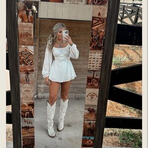 The Rowdy Ragdoll Doll the hamptom romper size medium